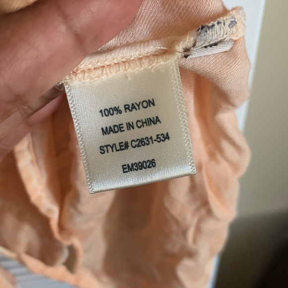 Anthropologie Cloth Stone Ombre Button Down Shirt - Picture 9 of 9